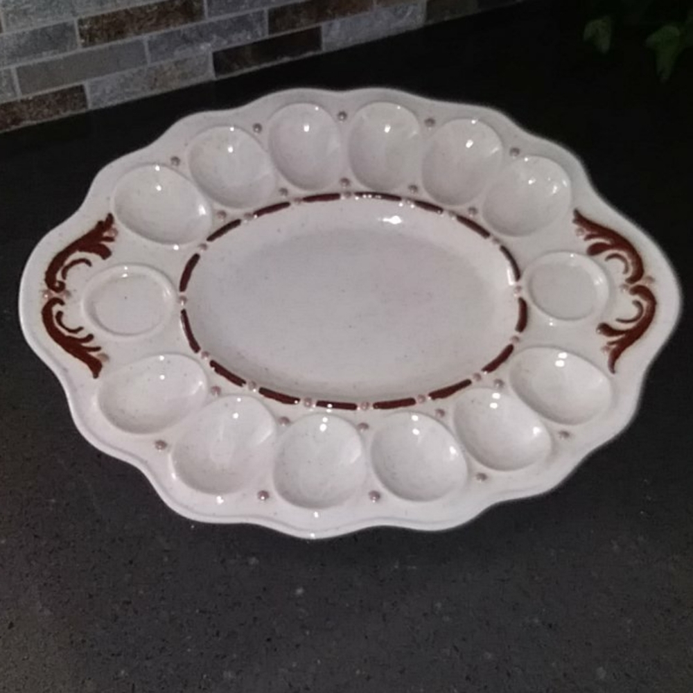 ✨Ceramic Devilled Egg Platter